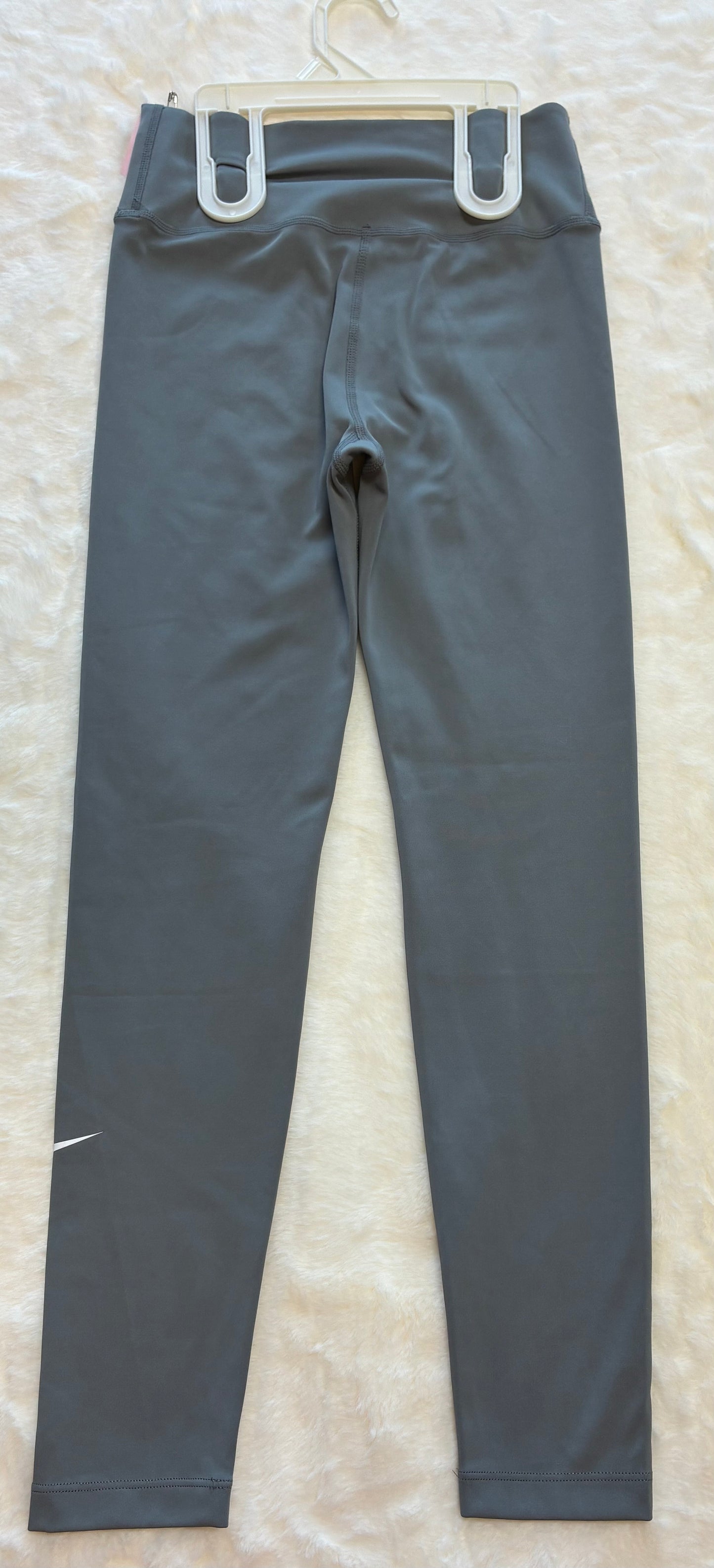 Nike girl's grey athletic leggings Size 10/12
