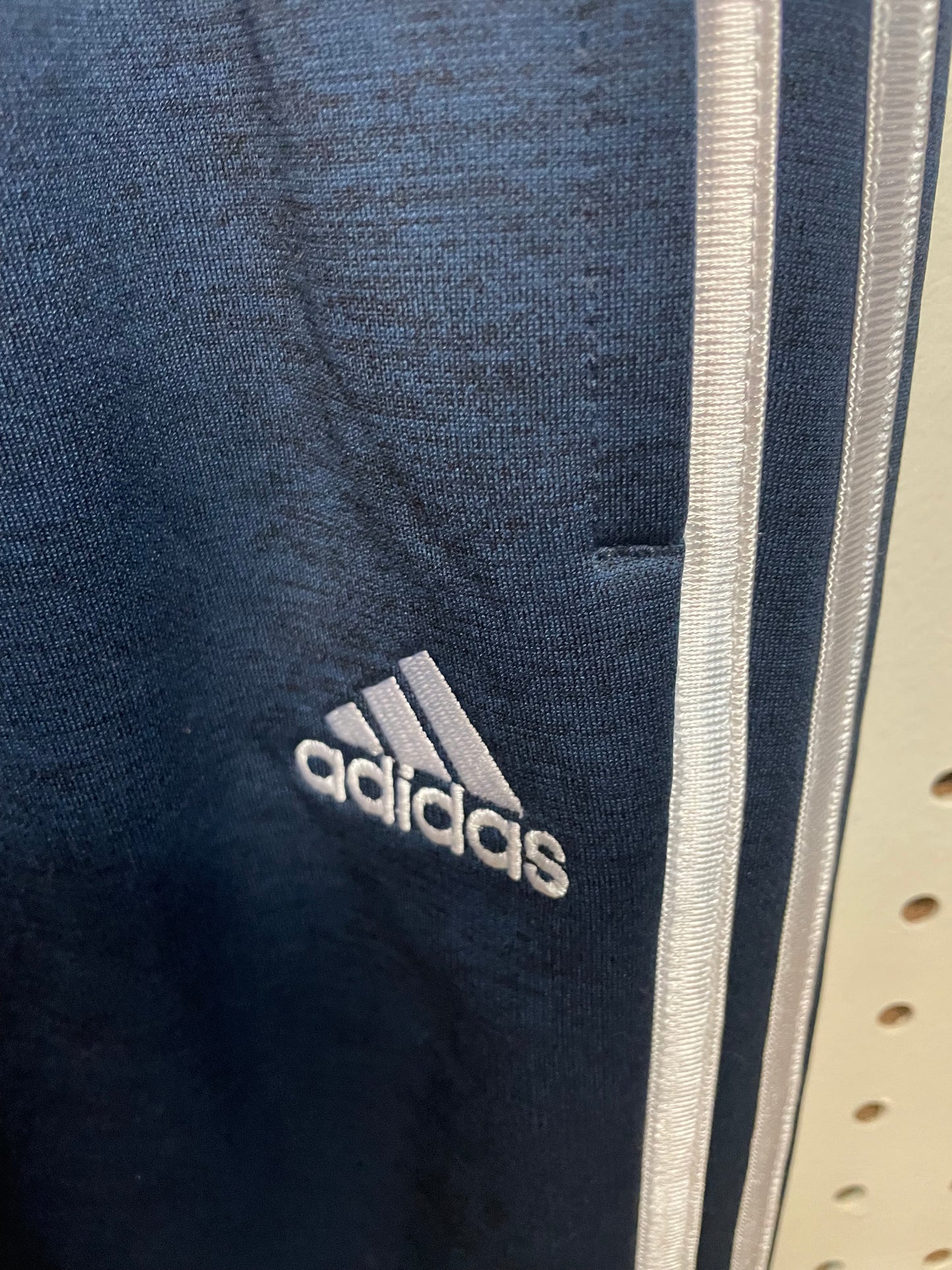 Adidas Sweat Pants Navy-blue & White Boys Size 10/12