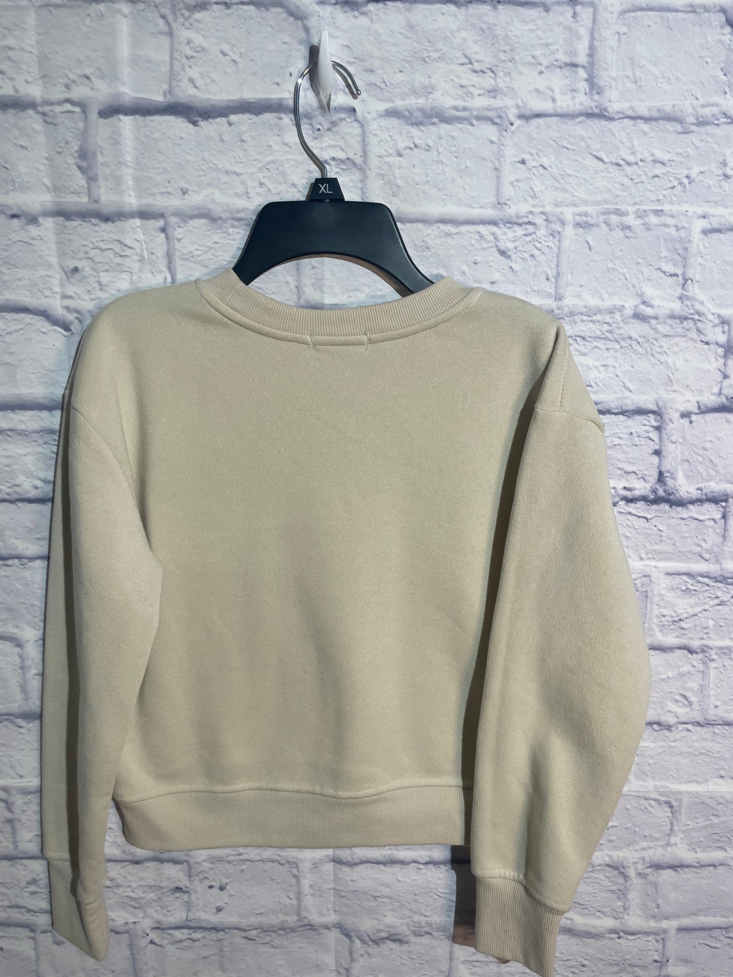 Olivia Kay "Brooklyn Tennis Club" Girls sweatshirt in a beige color Size 10/12