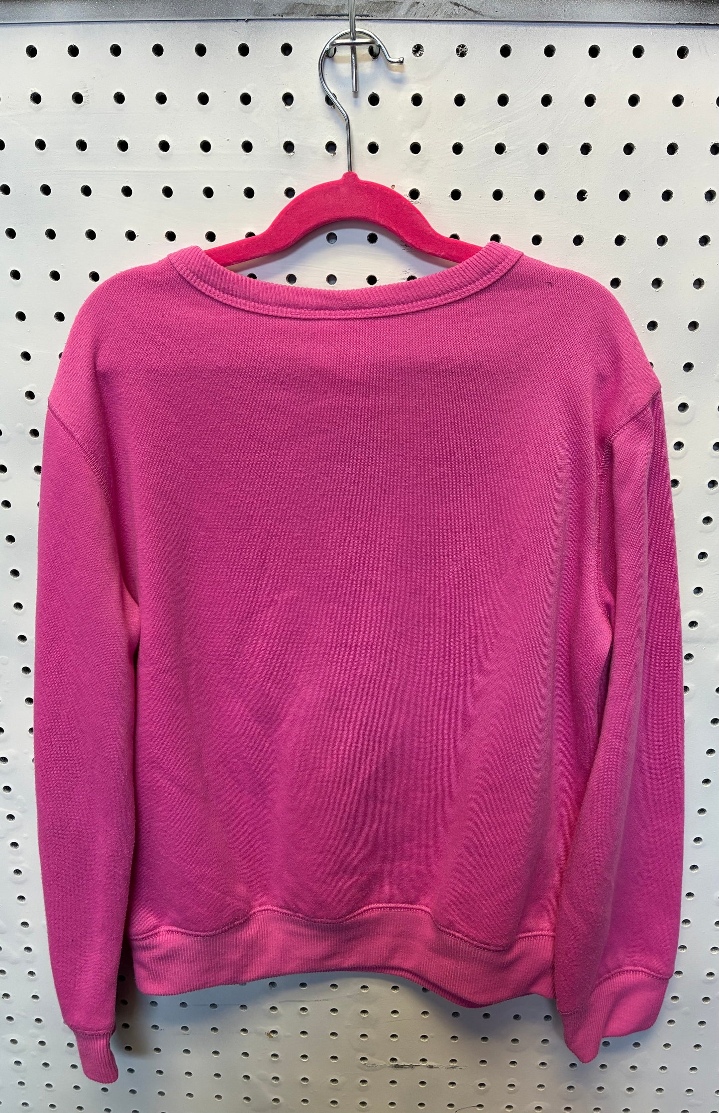 Pink Wondershop J'Adore Christmas sweatshirt Girls Size 10/12