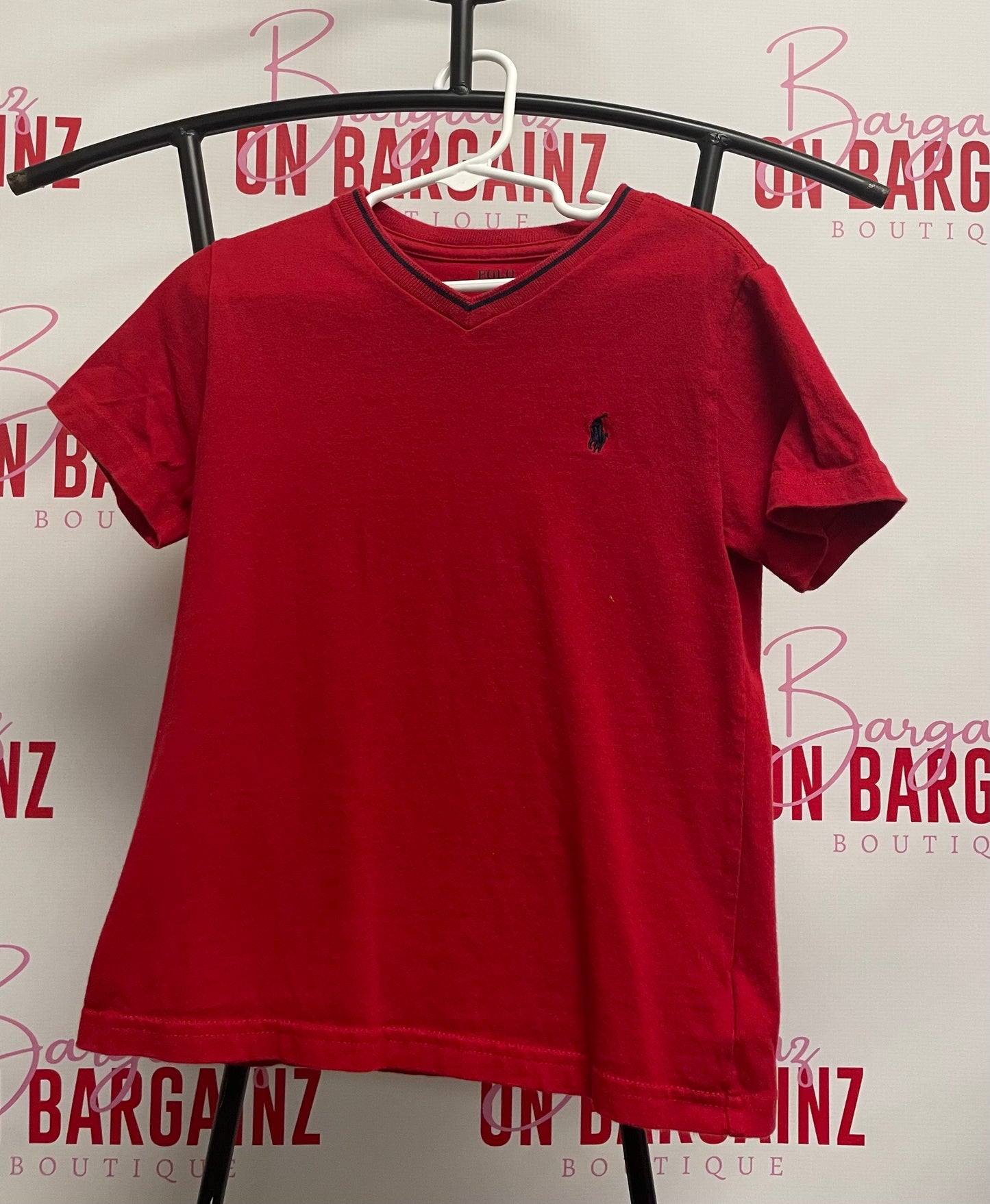 **Polo Ralph Lauren Boys' Red Polo T-Shirt – Size 5 – Great Condition!**