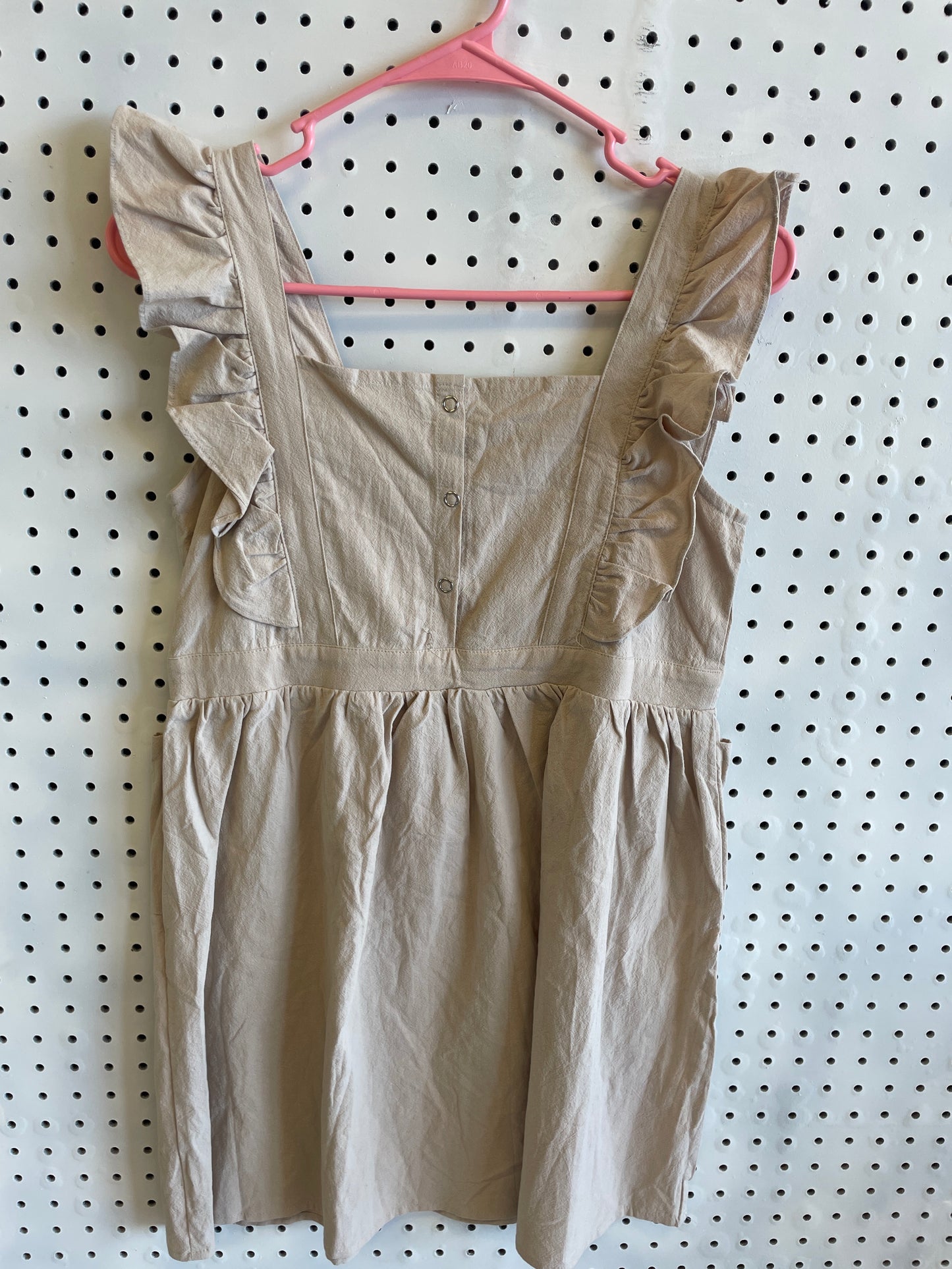 Girls Ruffle Sleeveless- Size 10/12