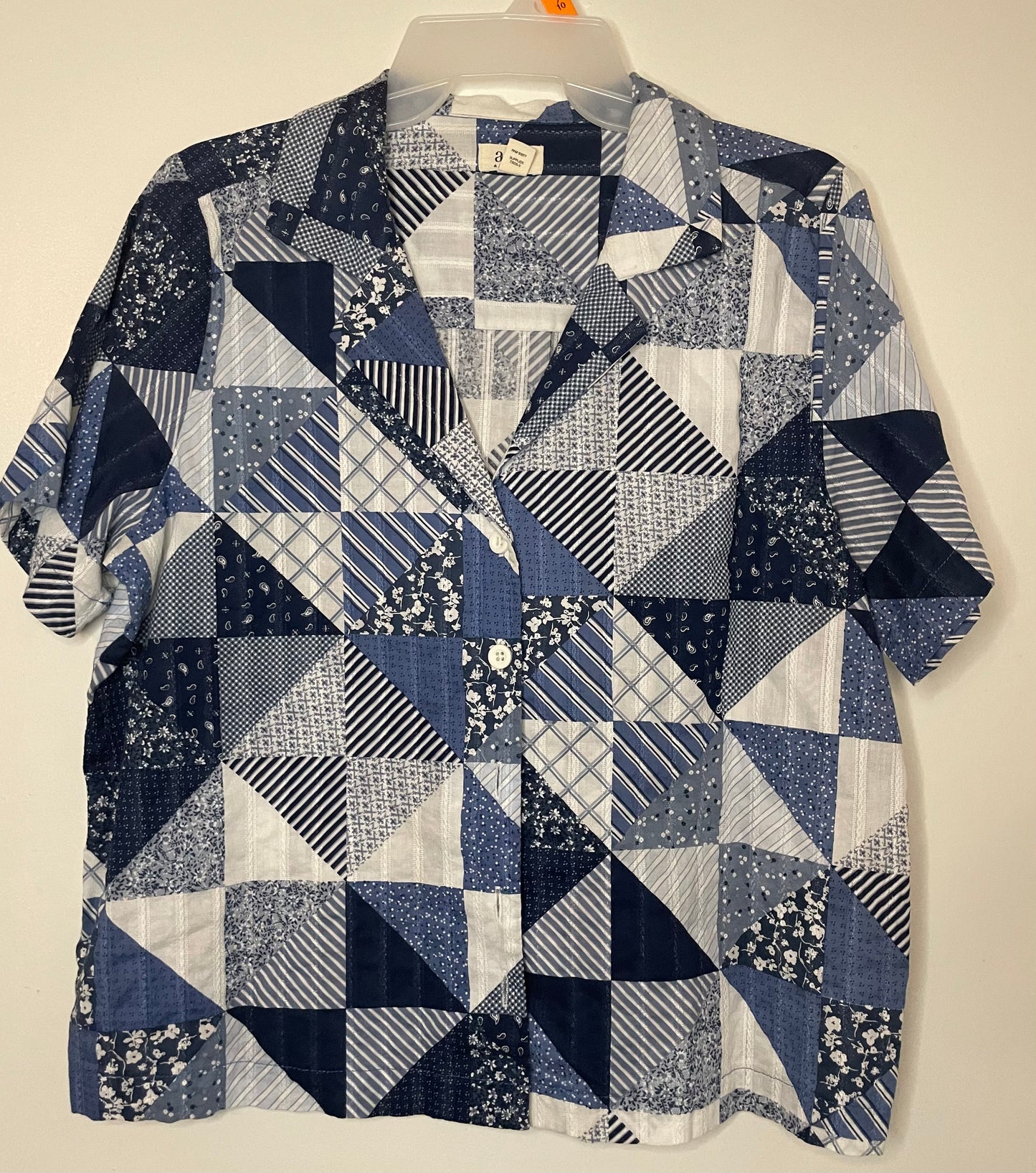 A.N.A Patchwork Top~Women’s Size Medium 8/10~ Great Condition