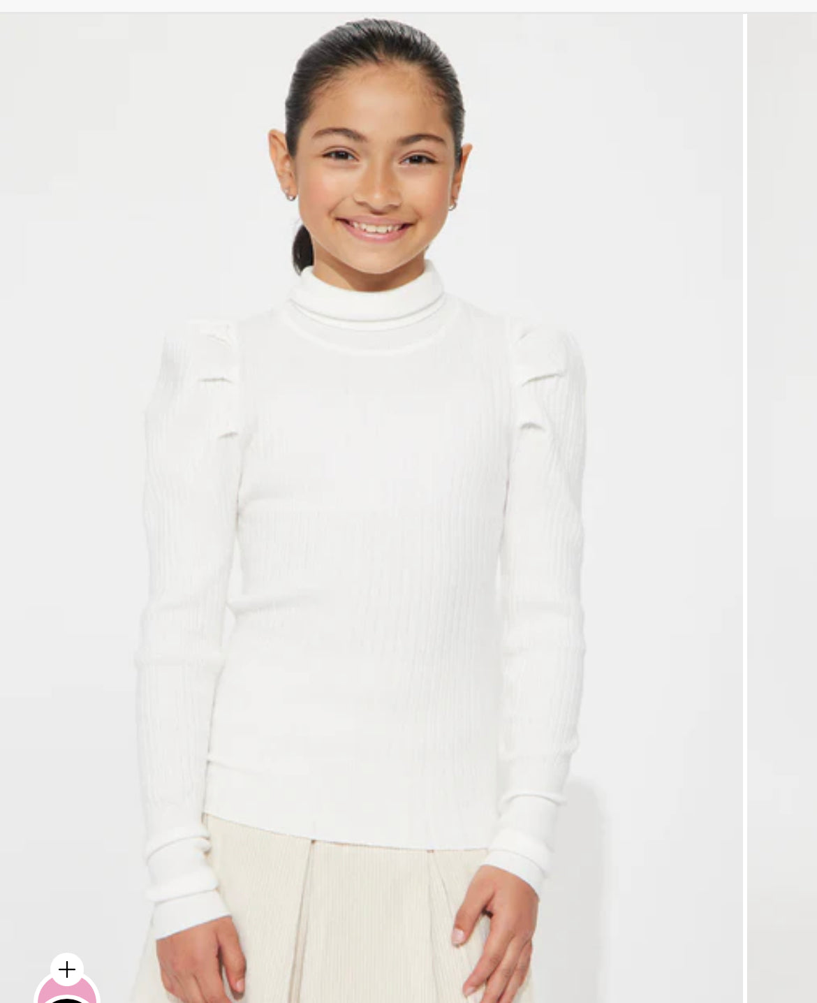 Mini Get On With It Turtleneck Sweater - Black Size Girls 8
