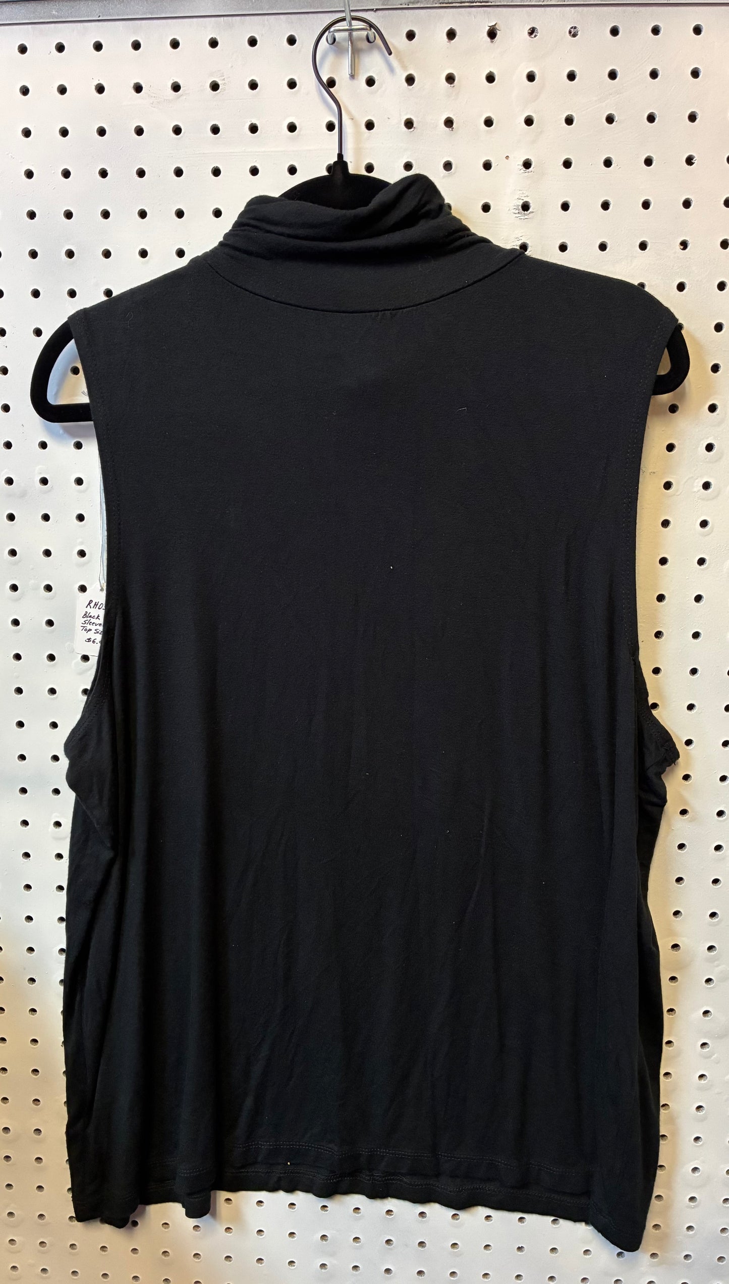 Leo & Nicole Black Sleeveless Casual Top Women Size 1XL