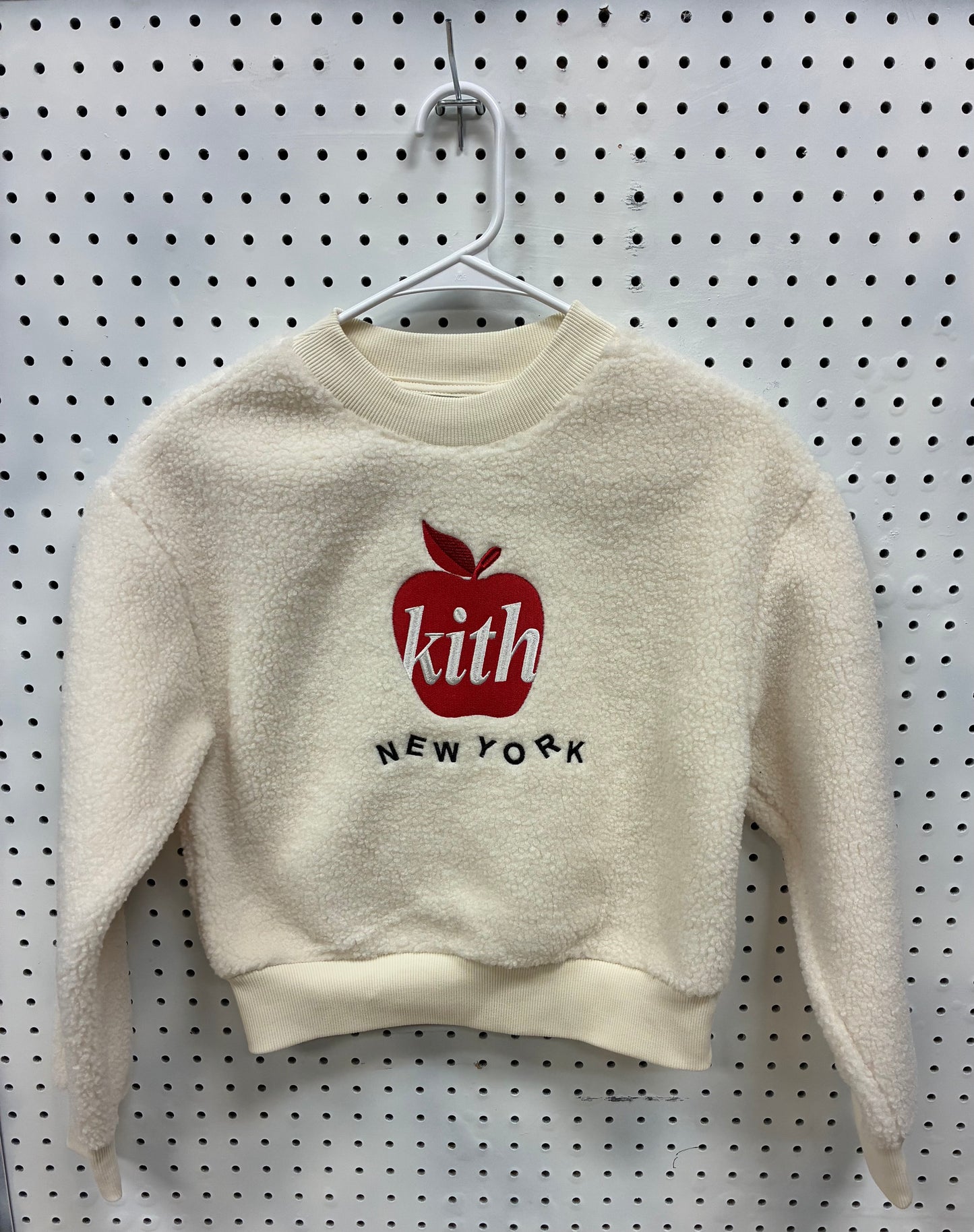 Kith Kids Empire State Sherpa Crewneck Fleece Size Girls 10/12