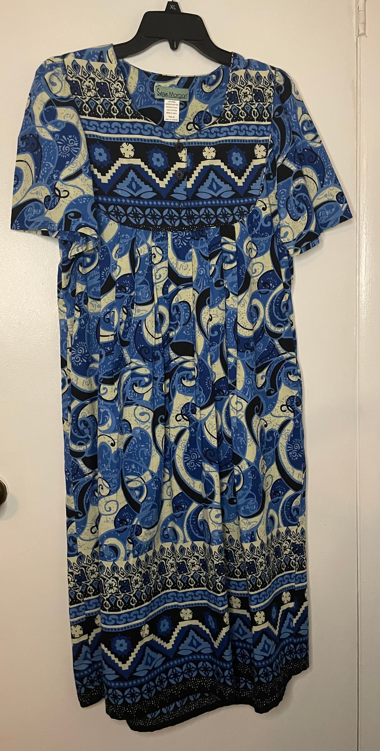 Sara Morgan Blue Maxi Dress ~Women’s Size Medium 8/10~ Great Condition
