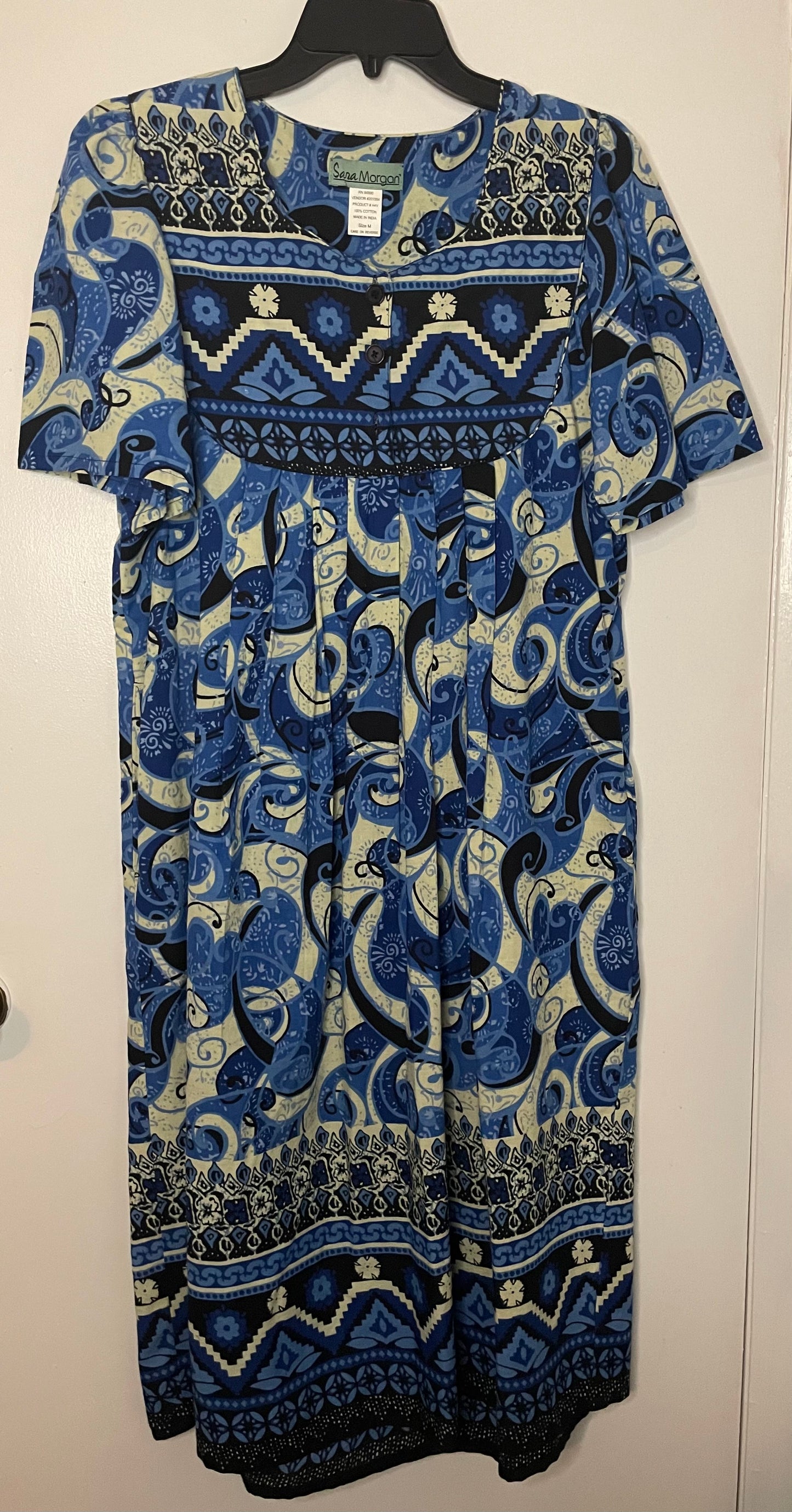 Sara Morgan Blue Maxi Dress ~Women’s Size Medium 8/10~ Great Condition