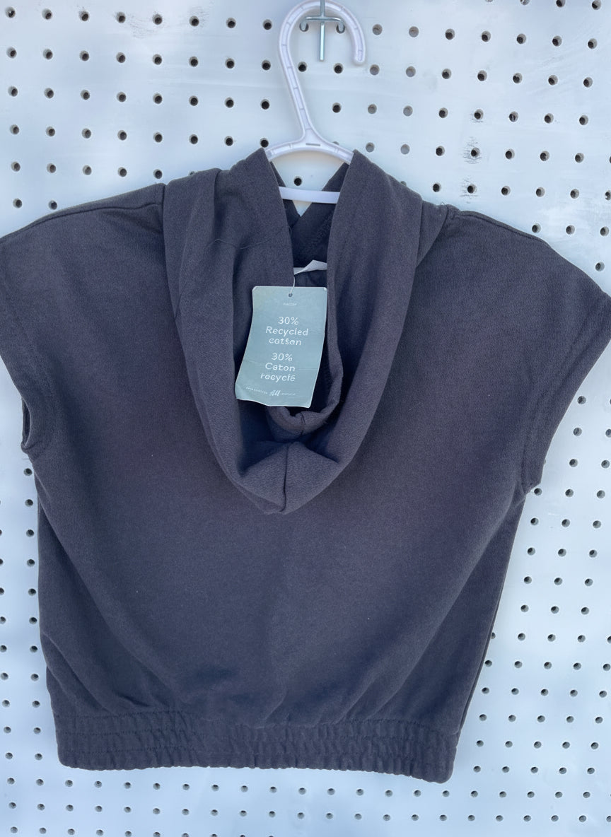 H& M Sleeveless Hoodie Girl 6/7