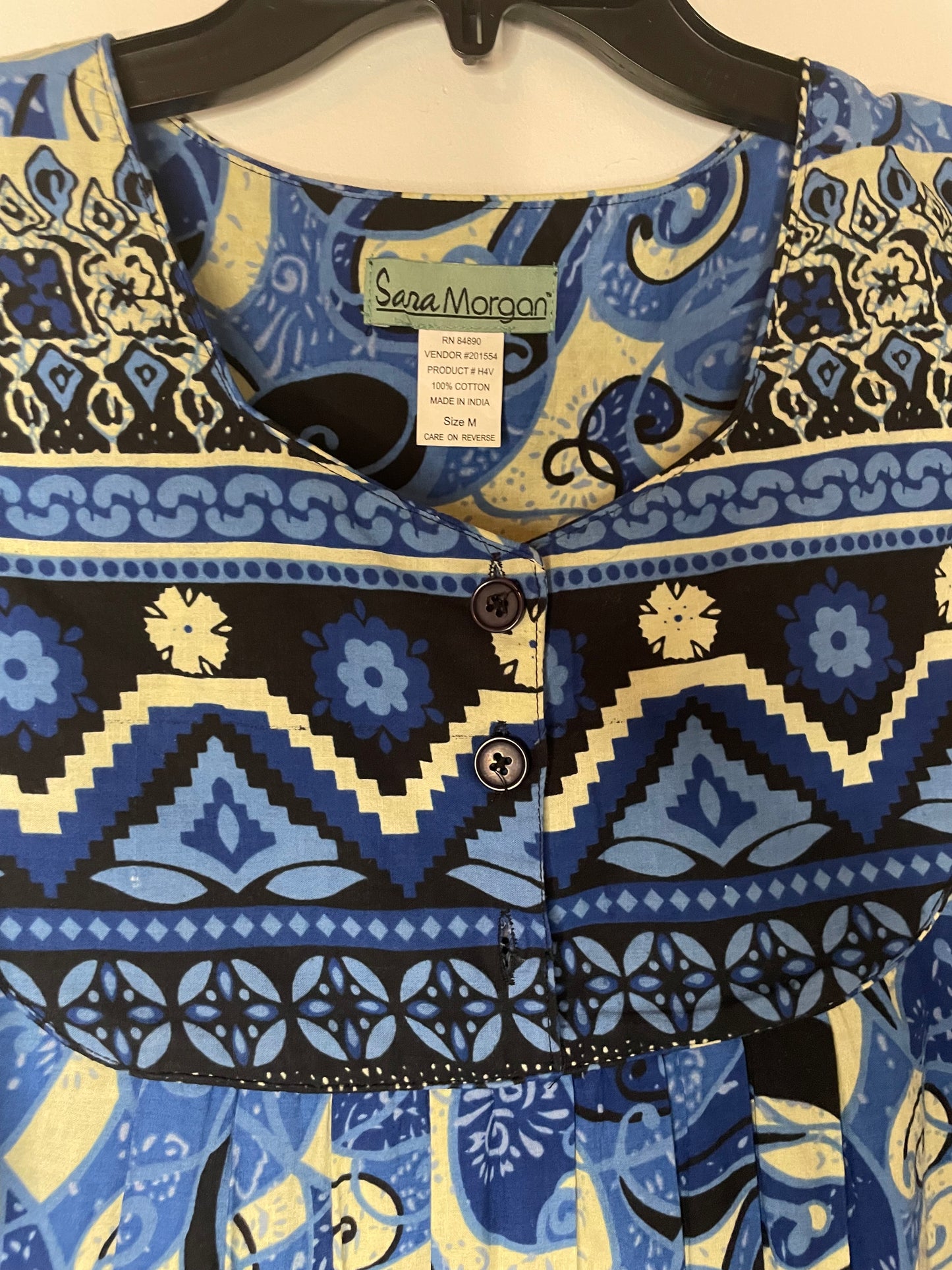 Sara Morgan Blue Maxi Dress ~Women’s Size Medium 8/10~ Great Condition