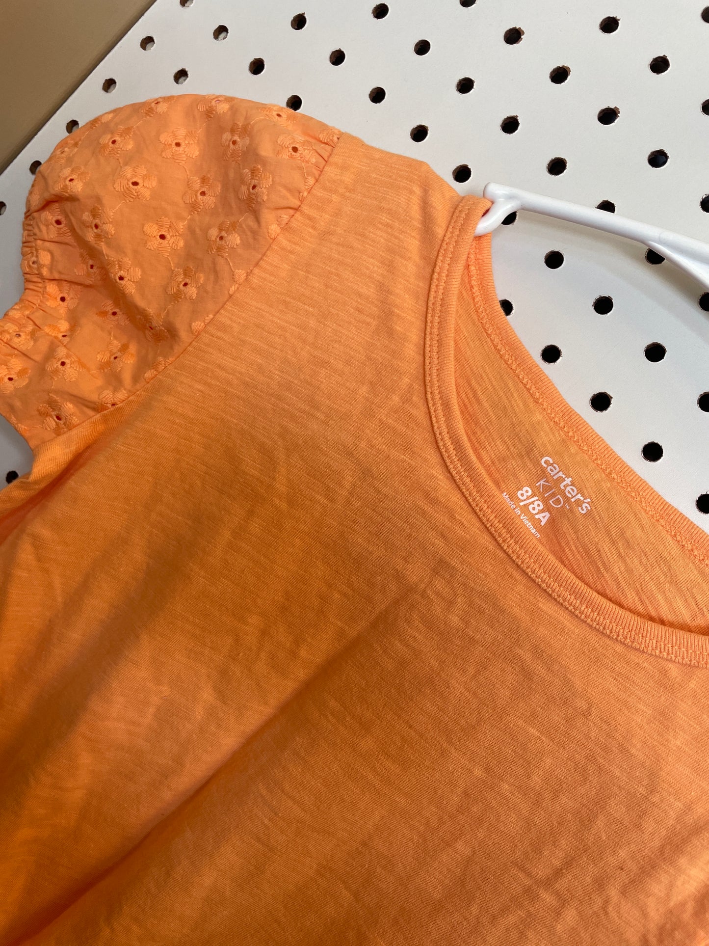 Orange Carter Top Girl Size 8