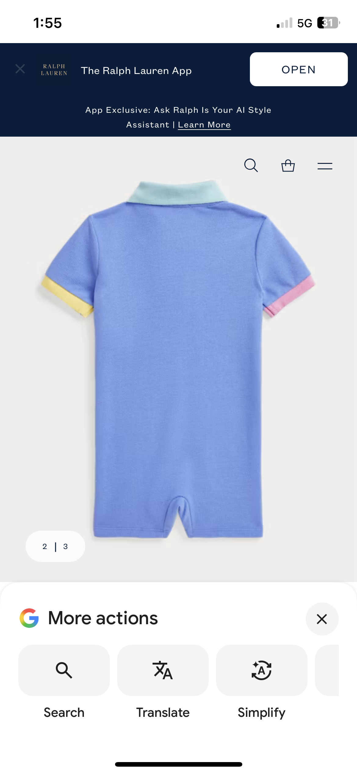 Big Pony Cotton Mesh Polo Shortall-Baby Boy 3mons