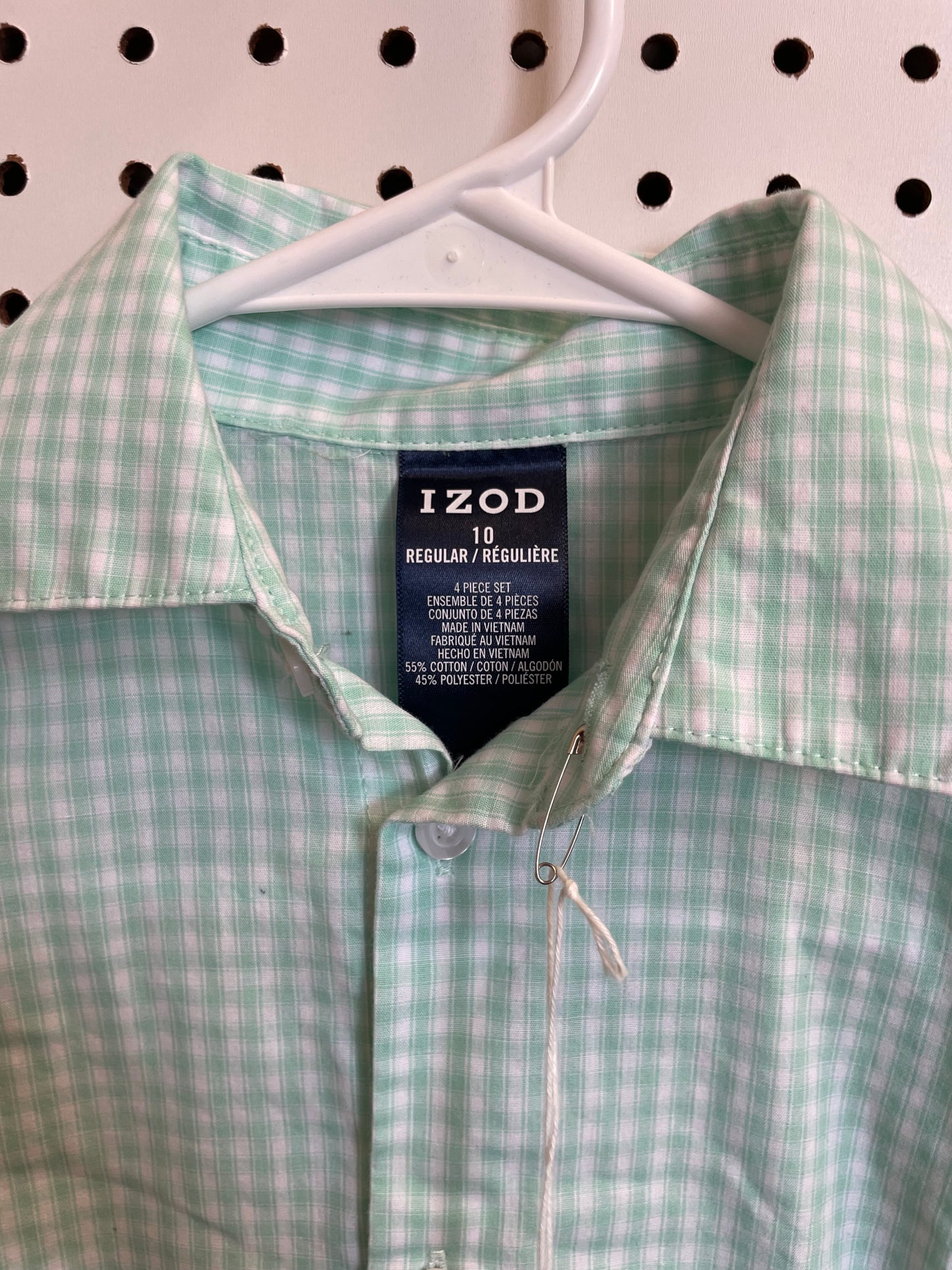 Izod Boys’ Button Down Long Sleeve Top