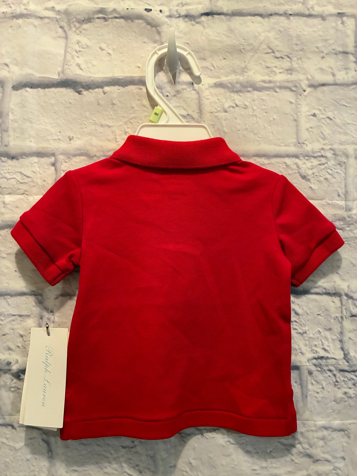 Baby Polo Red -Size 9 Mons NWT