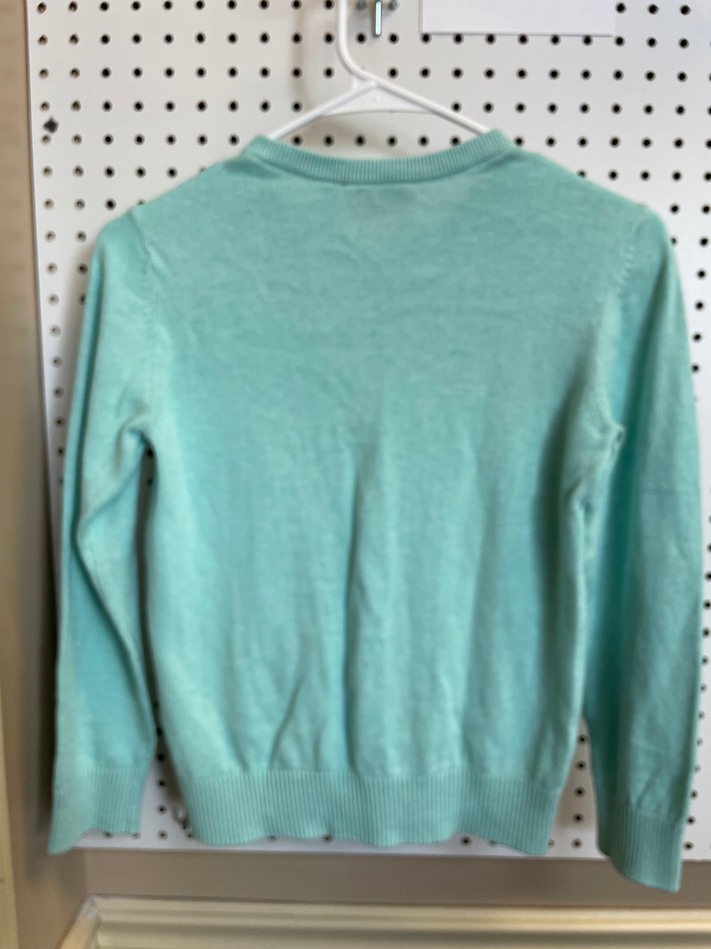 Boys V-Neck Sweater - Aqua
