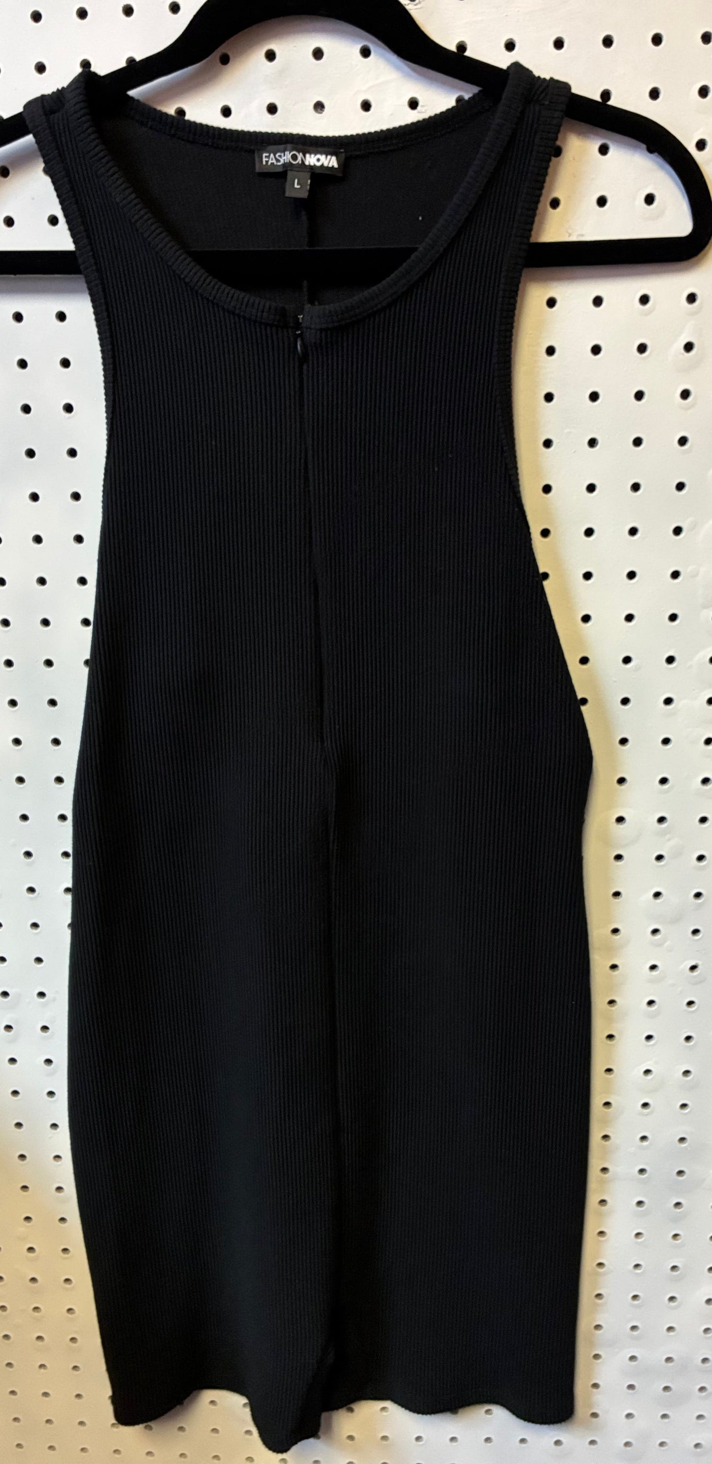 Fashion Nova ~Zarah Snatched Romper - Black Size Large