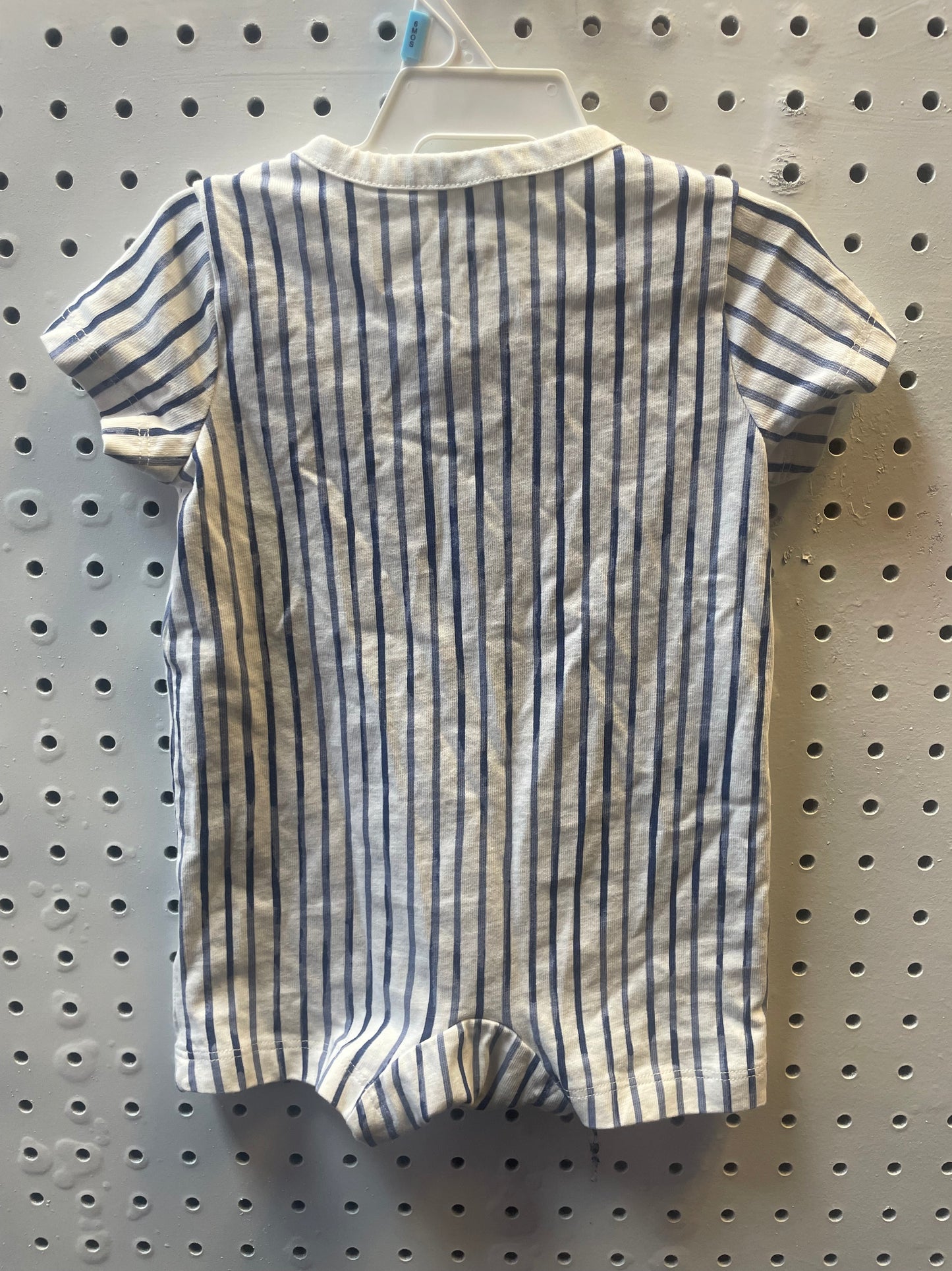 Ralph Lauren Polo Striped Cotton Henley Shortall Size 6mons