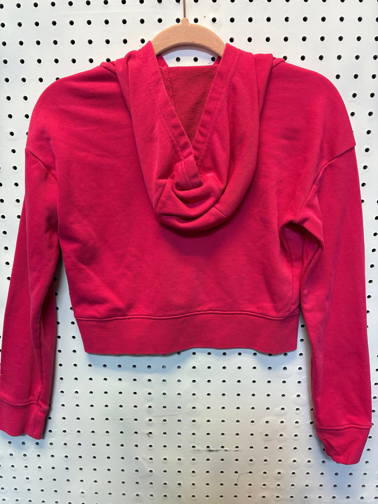 Nike Sportswear Air French Terry Crop hoodie in pink Size Large 10/12