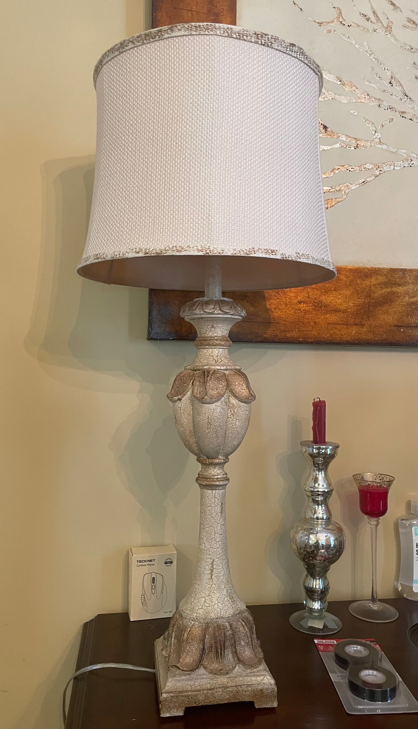 Set of 2 Vintage Detailed Lamps