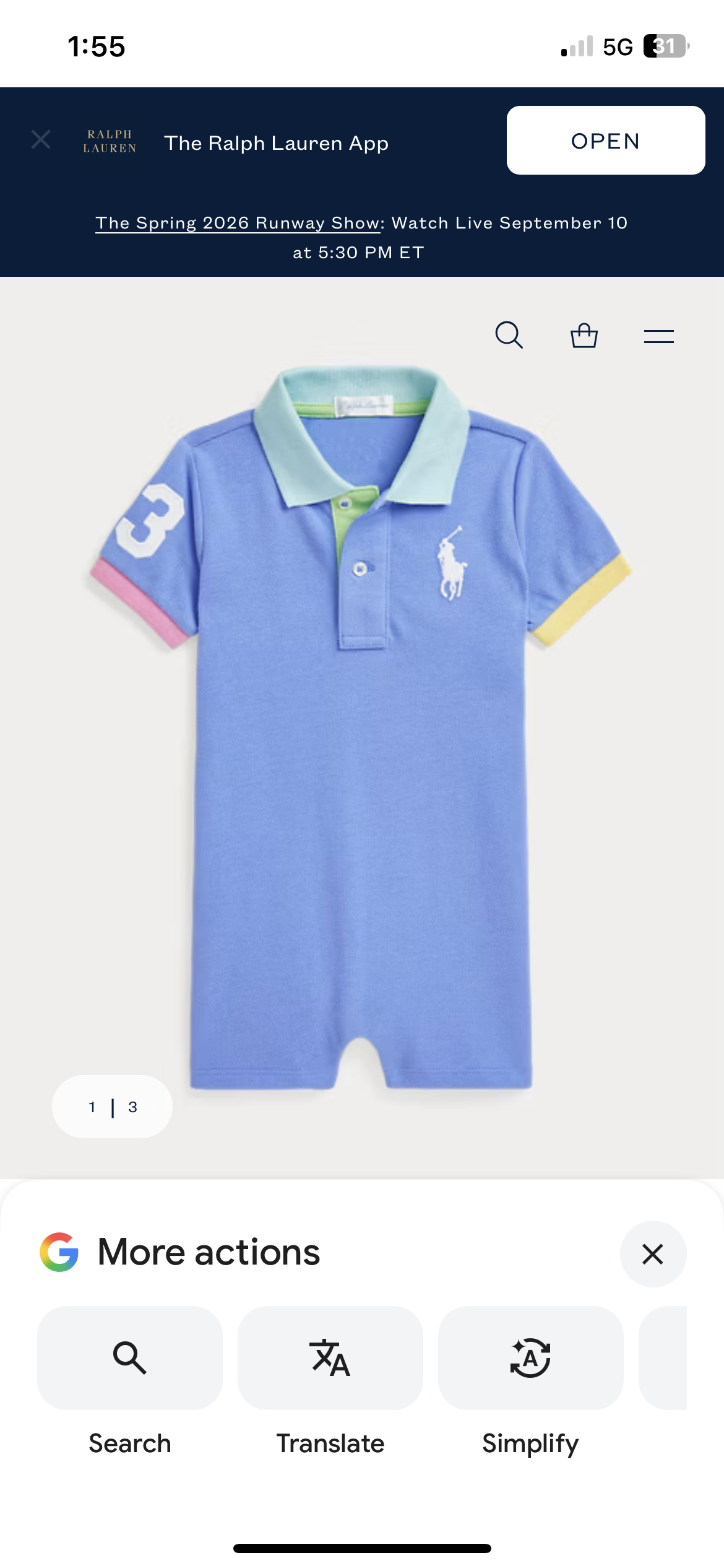 Big Pony Cotton Mesh Polo Shortall-Baby Boy 3mons