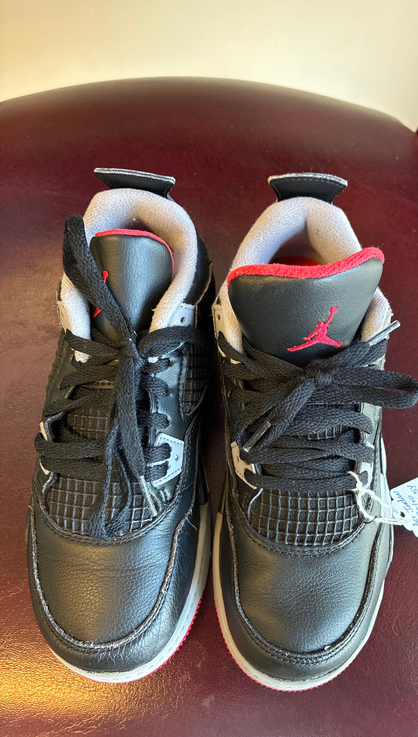 JORDAN 4 RETRO PS 'BRED REIMAGINED' Size 1.5Youth
