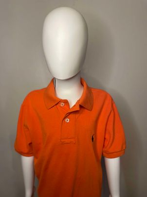 Polo Solid Orange Boys Polo Style Shirt~Size 8~Great Condition