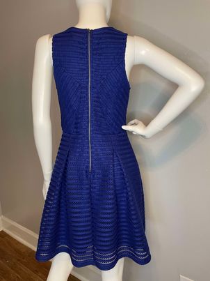 Mossimo Flare Blue Dress ~ Women’s Size Medium 8/10