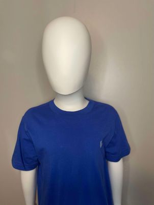 Polo All Blue Stitched Boys Shirt~Size 6~ Great Condition