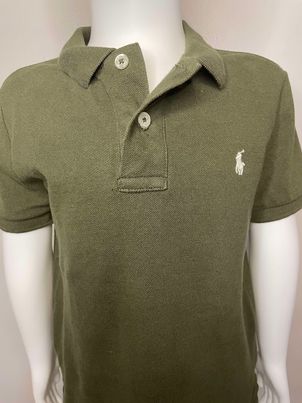 Polo Army Green Boys Polo Style Shirt ~Size 5