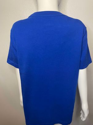 Polo Blue Big Logo Stitched Boys Shirt~Size 7~ Excellent Condition