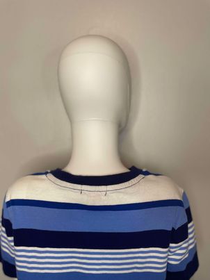 Polo Blue and White Stitched Boys Shirt~Size 6~Great Condition