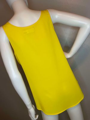 Time and True Yellow Tank Top~ Women’s Medium 8/10