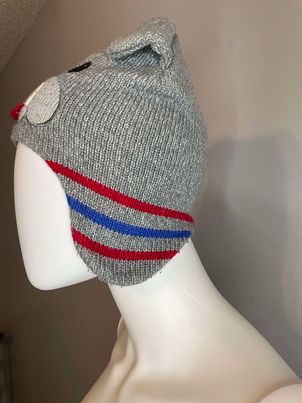 Toddler Boy Dog-Themed Winter Hat