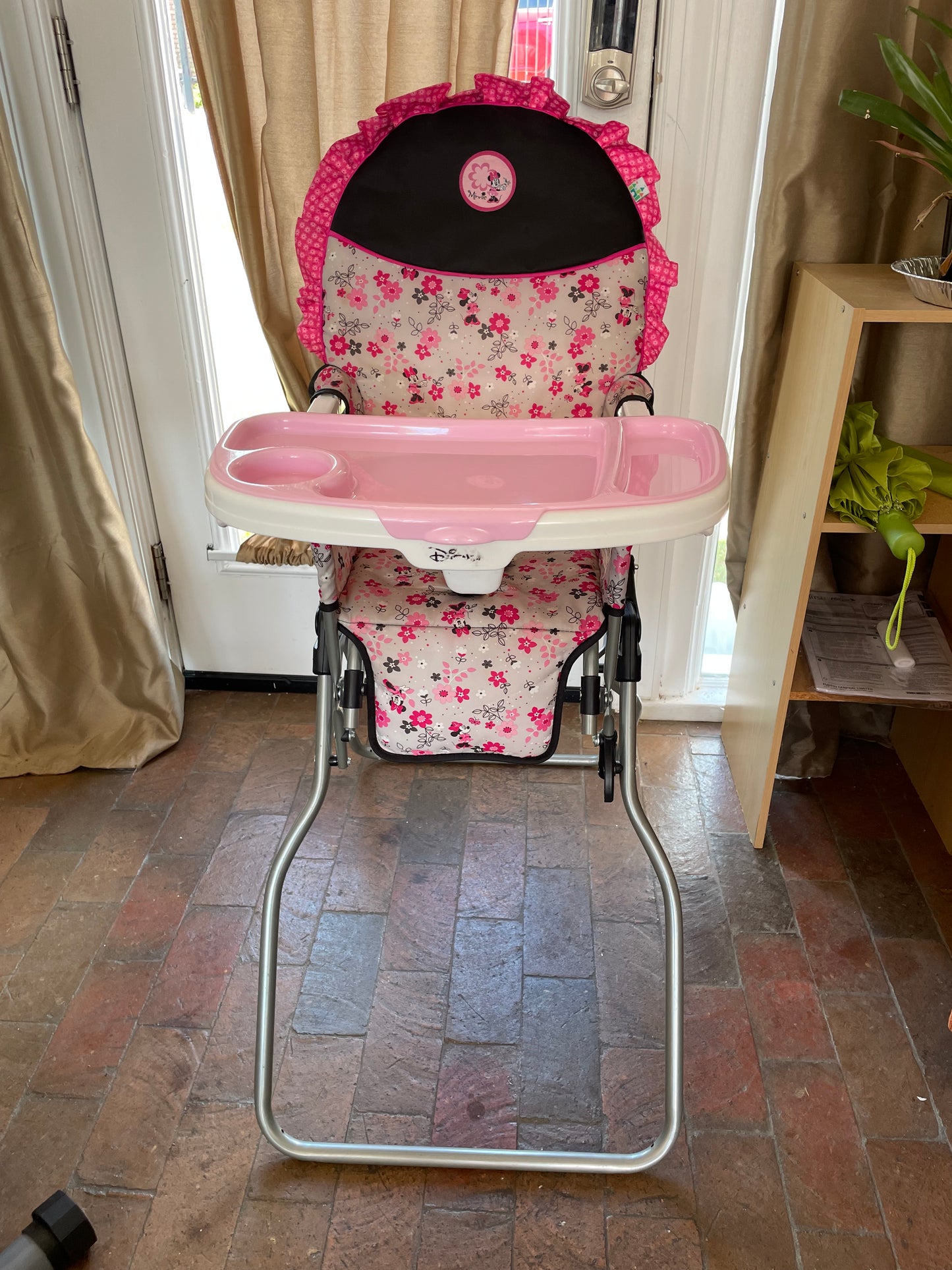 Disney Baby Simple Fold Plus High Chair, Minnie Garden Delight