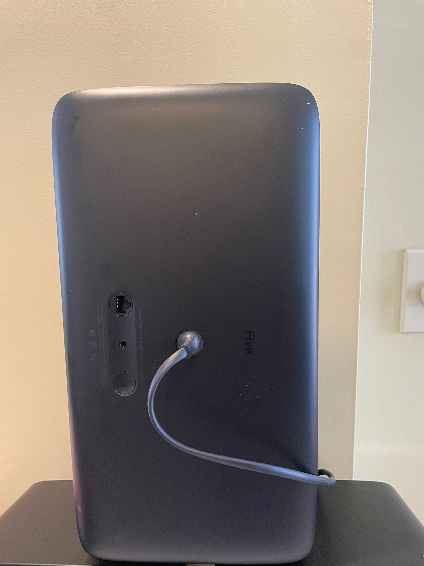 3- Black Sonos-Five Wireless Smart Speakers -Excellent Condition