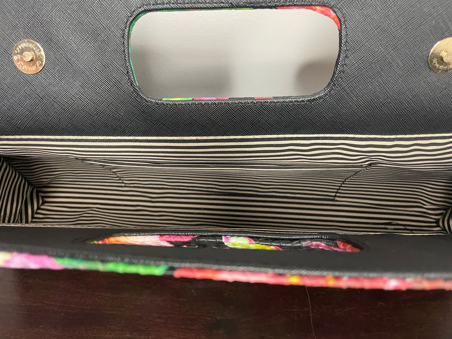 Floral Print Clutch Excellent Condition