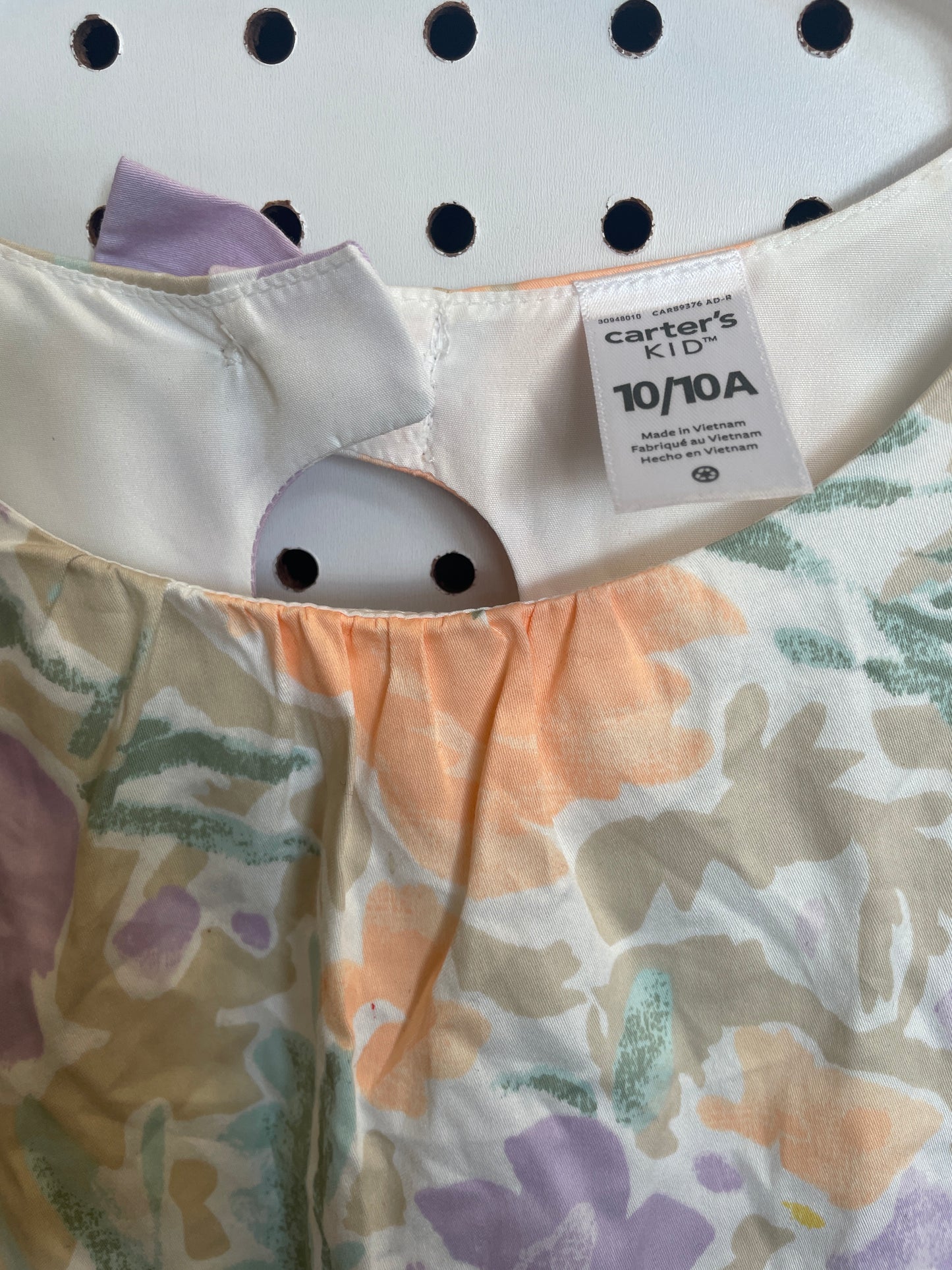 Girls Size 10 Carter's Floral Easter Dress