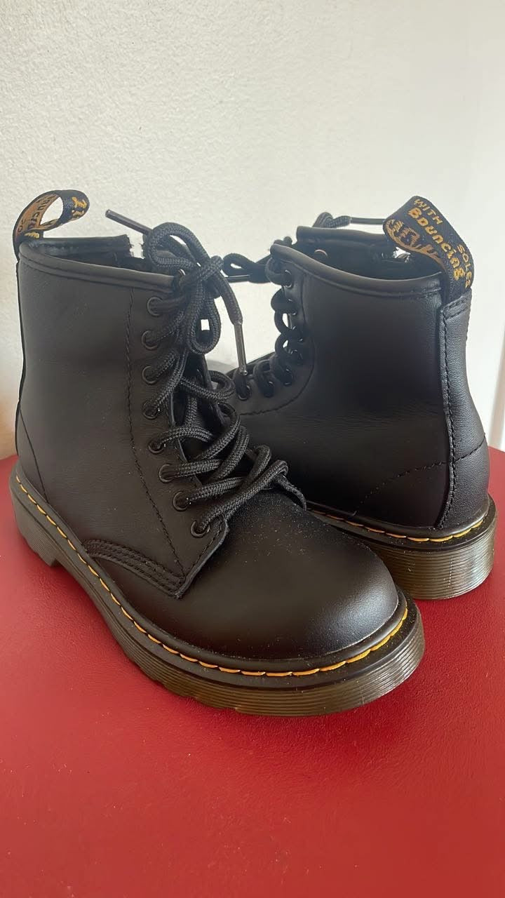 Dr. Martens 1460 T Kids Boot Black -Girl Size 13