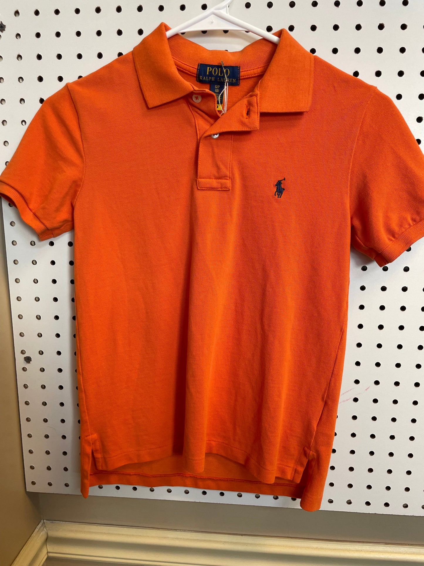 Ralph Lauren Polo Orange Pony Casual Preppy-Boys