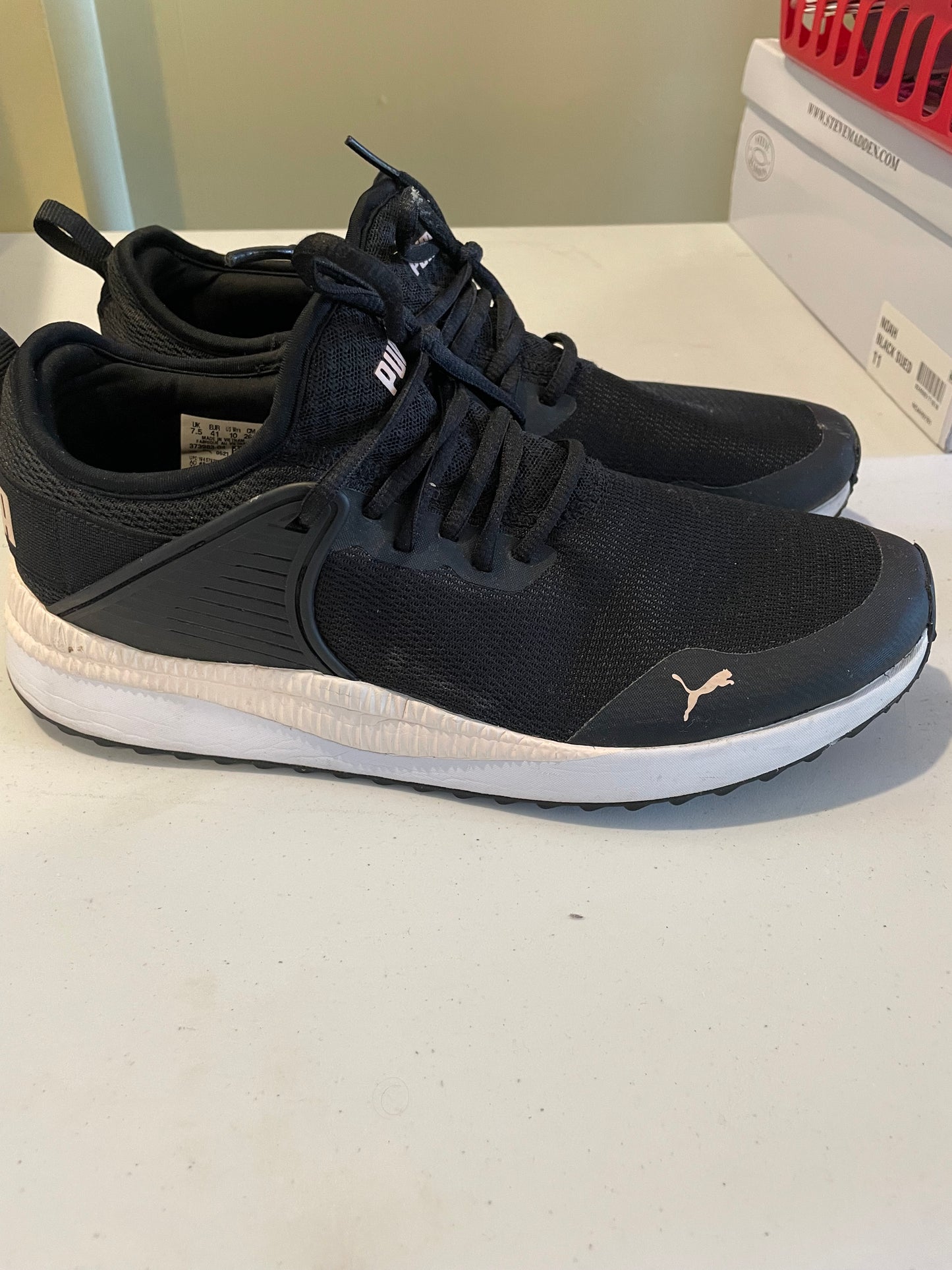 Black Puma Pacer Next Cage Fresh Women’s Sneakers Size10 Great Condition