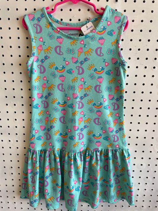 Pocket Watch Logo Dress-Girls Size 6