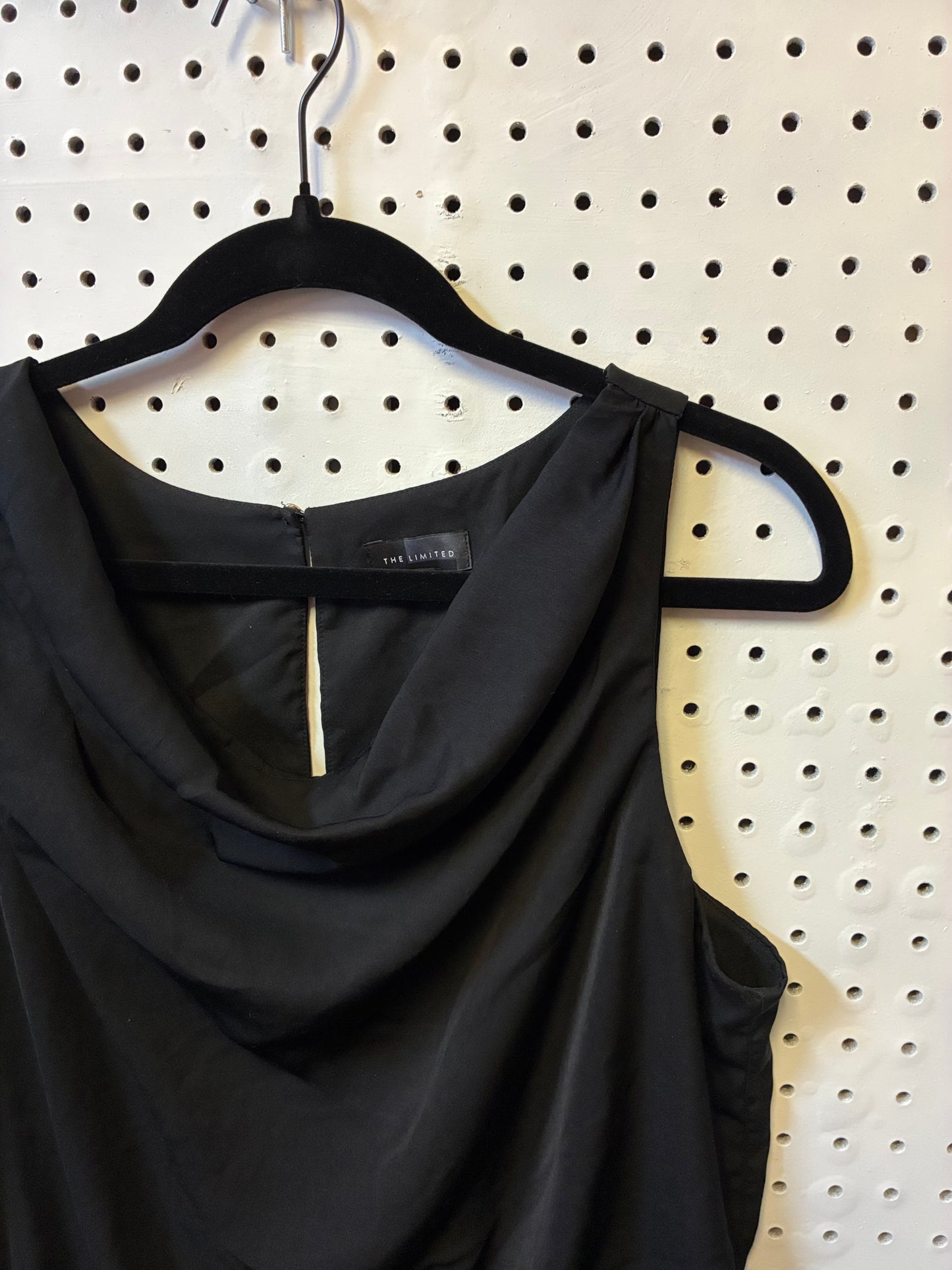 THE LIMITED Black Romper Size Large