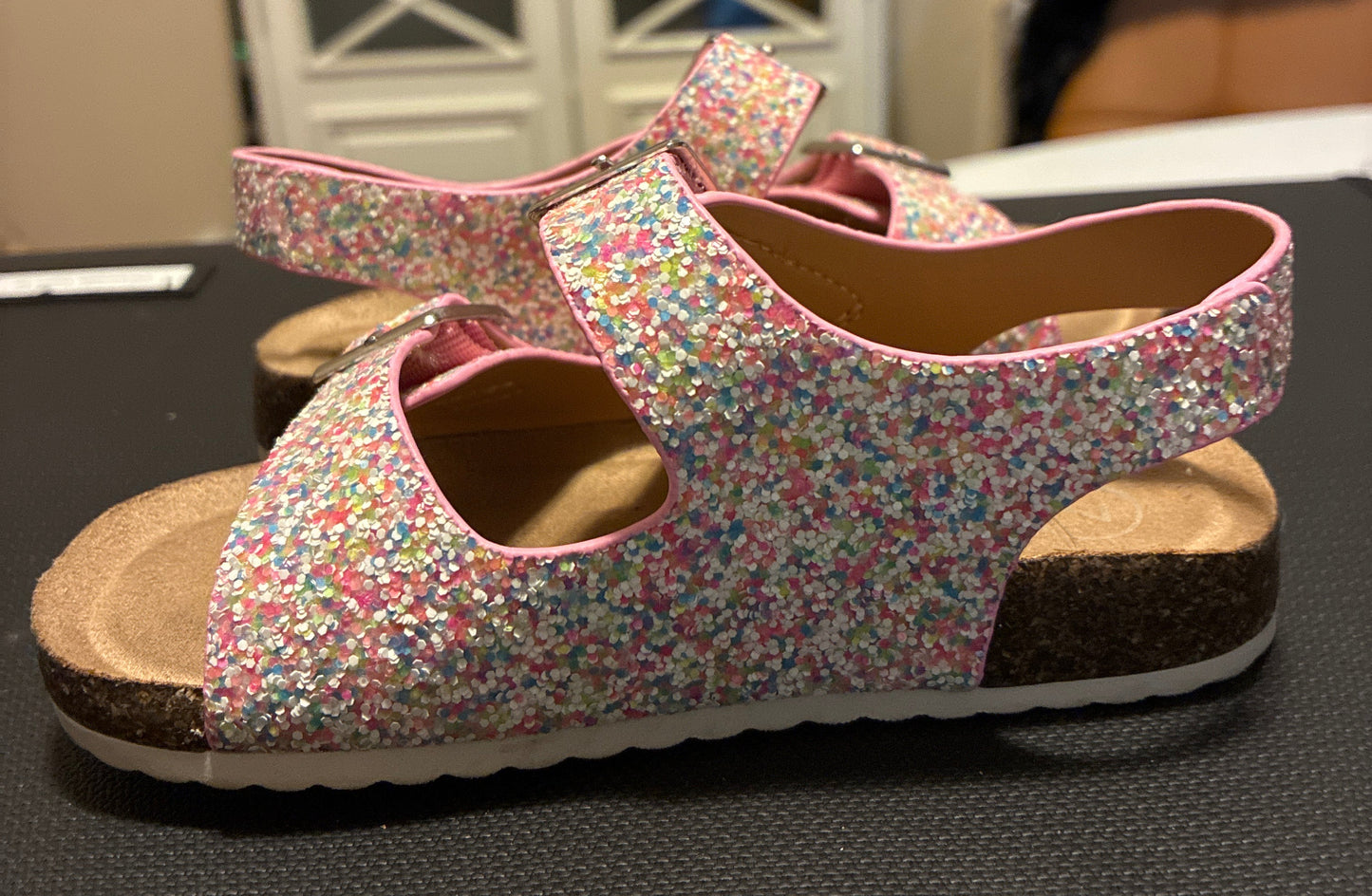 Toddler Reagan Footbed Sandals - Cat & Jack Size 7