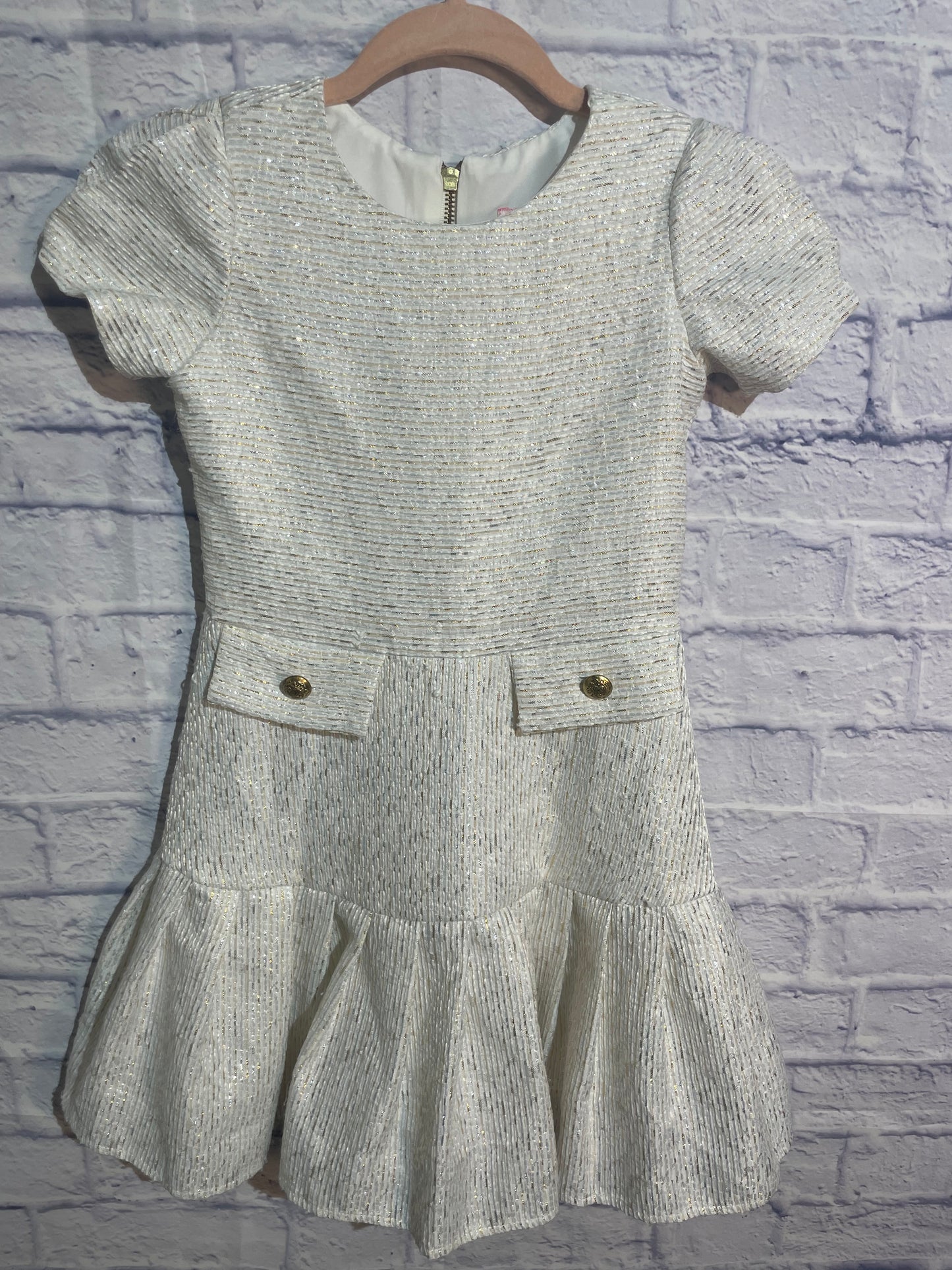 Renee Tweed Dress by Zoe LTD Girls Size 10