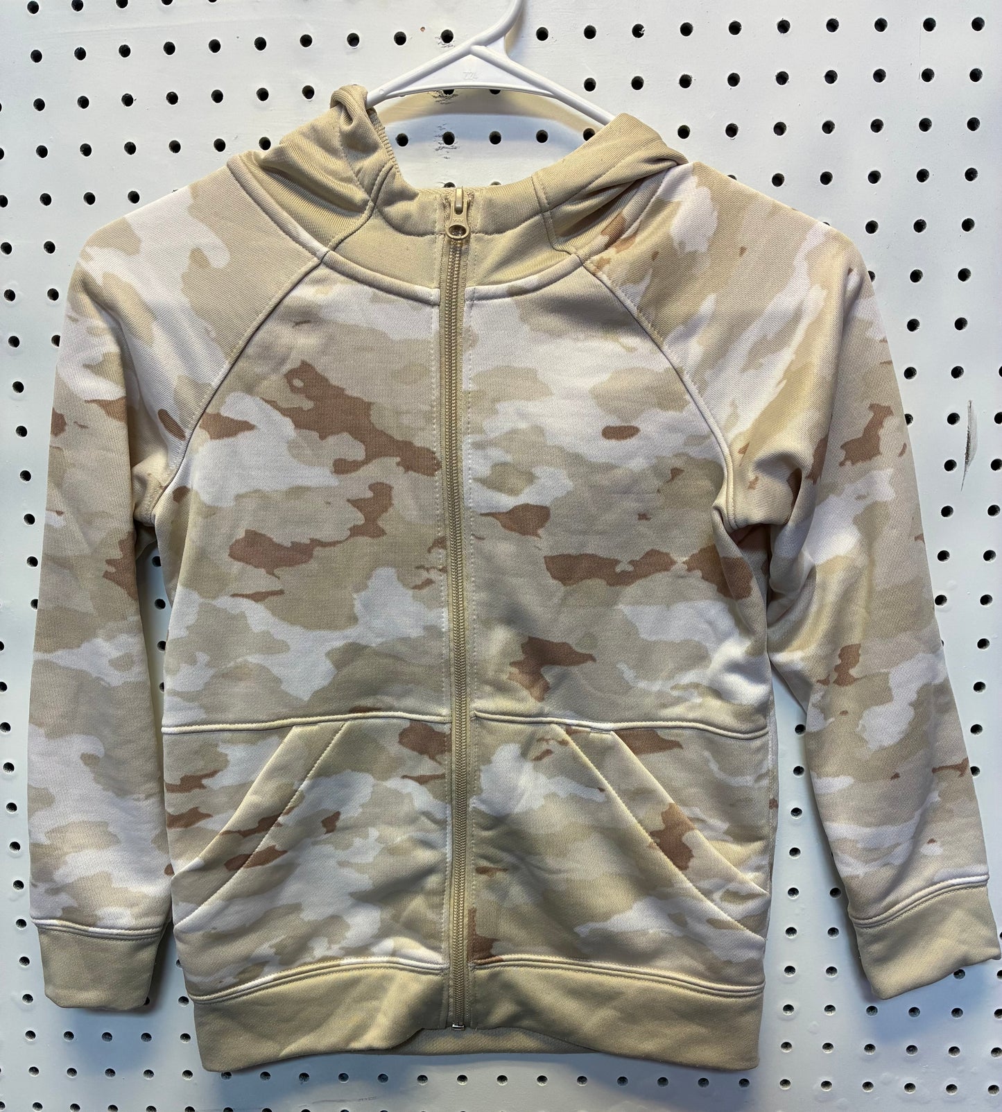 Carters Kid Camo Zip-Up Hoodie Size Boys 7/8