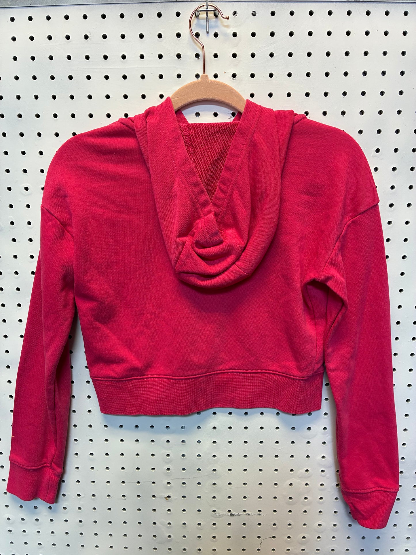 Nike Sportswear Air French Terry Crop hoodie in pink Size Large 10/12