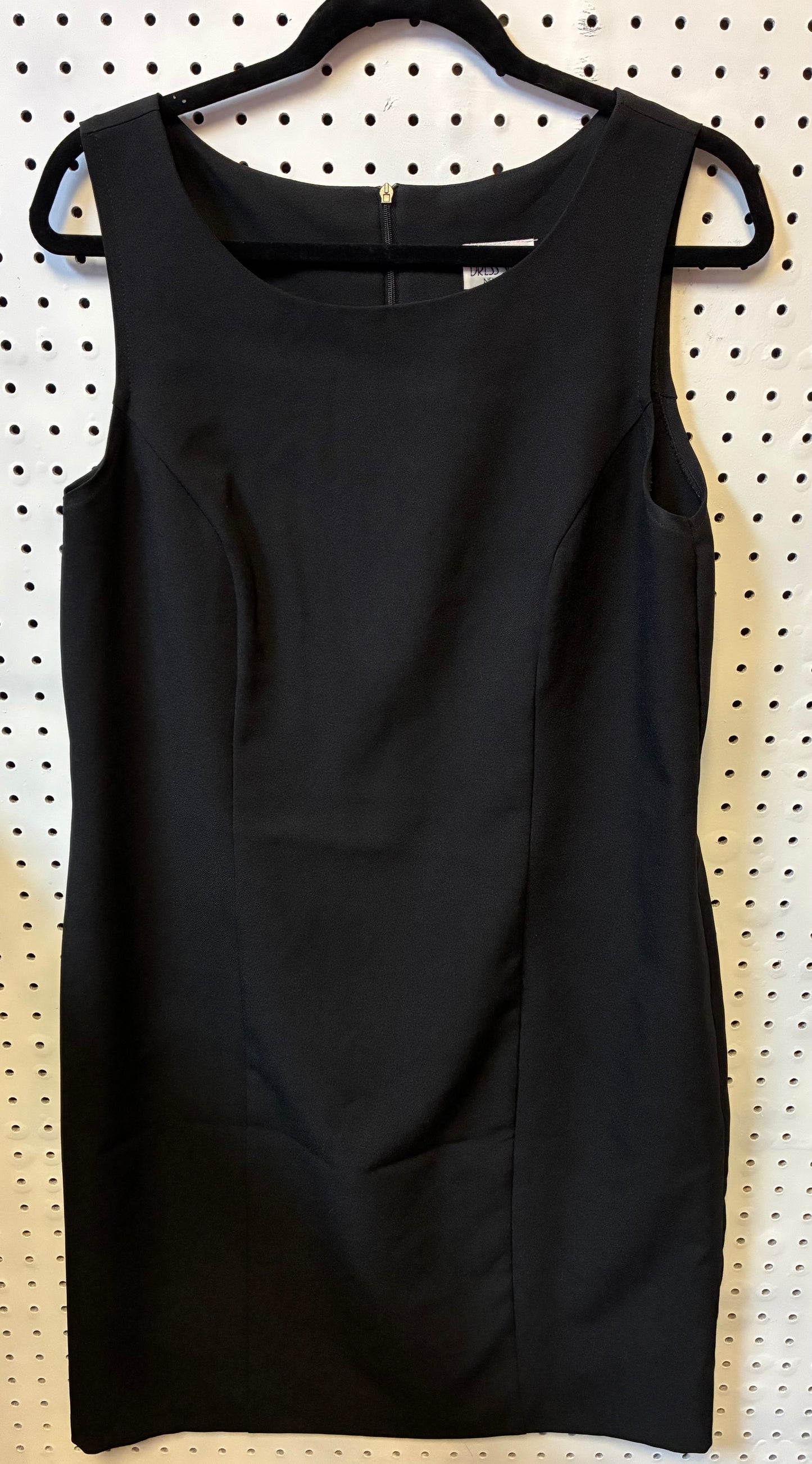 Dress Savvy Newyork Black Sleeveless Women Casual Dress- Size 12