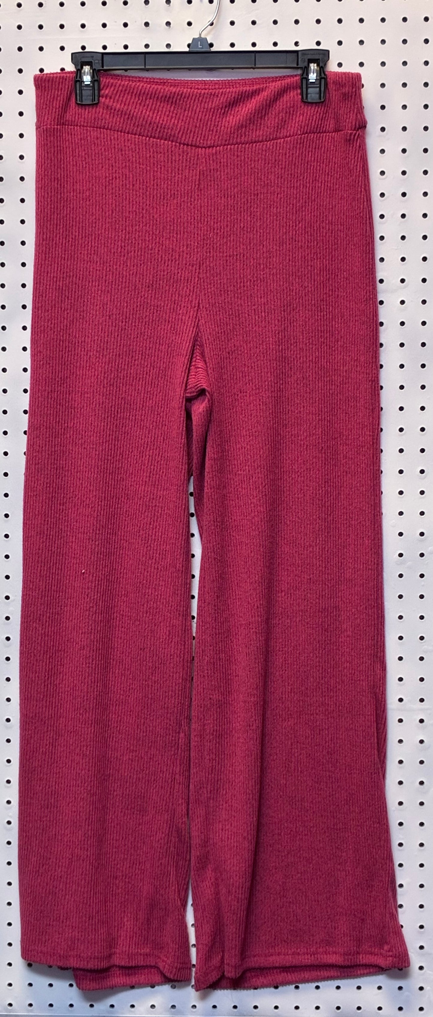 Shein Pink Ribbed Knit two-piece outfit Size Large /Tall