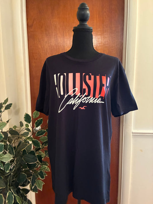 Hollister California B Men's T-shirt / Black / Size: Large