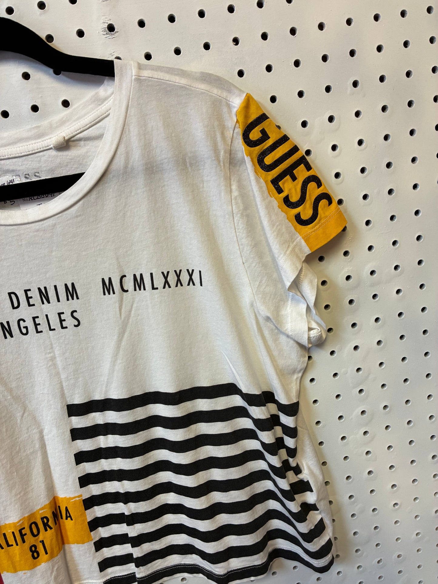 Guess Los Angeles Color block T-shirt -Size Women XL